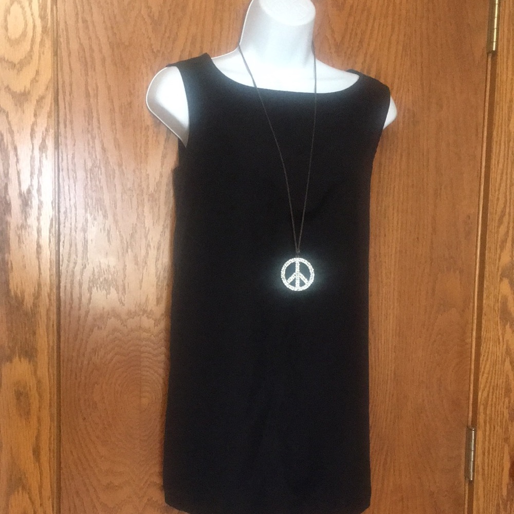 Black Lightweight Flowy Tunic Tank